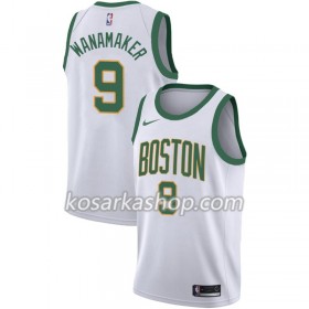 Dres Boston Celtics Bradley Wanamaker 9 Nike 2018-19 City Edition Bijela Swingman